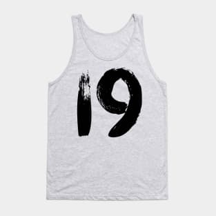 Number 19 Tank Top